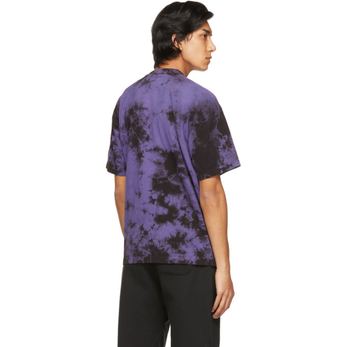 Psychworld Purple and Black Iridescent Logo T-Shirt