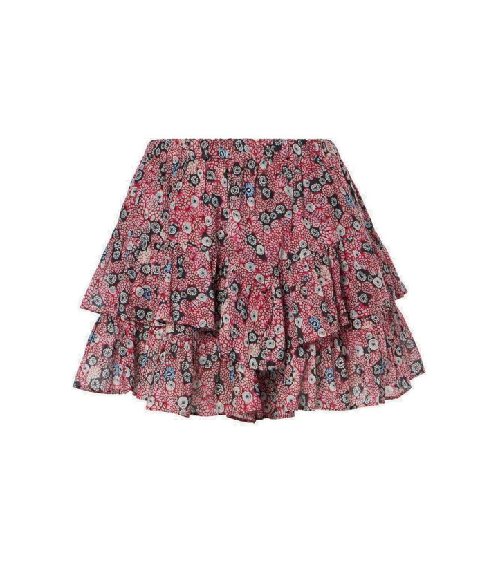 Photo: Marant Etoile Jocadia printed cotton voile shorts