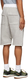 BYBORRE Grey Knit Shorts