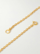 Mikia - Polaris Gold-Plated Diamond Pendant Necklace