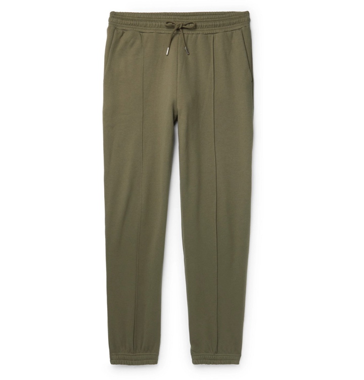Photo: Ninety Percent - Loopback Organic Cotton-Jersey Sweatpants - Green