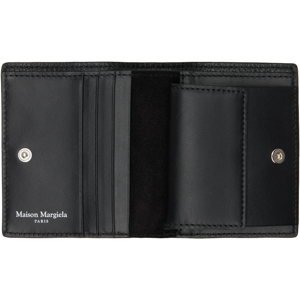 Maison Margiela Black Four Stitches Wallet