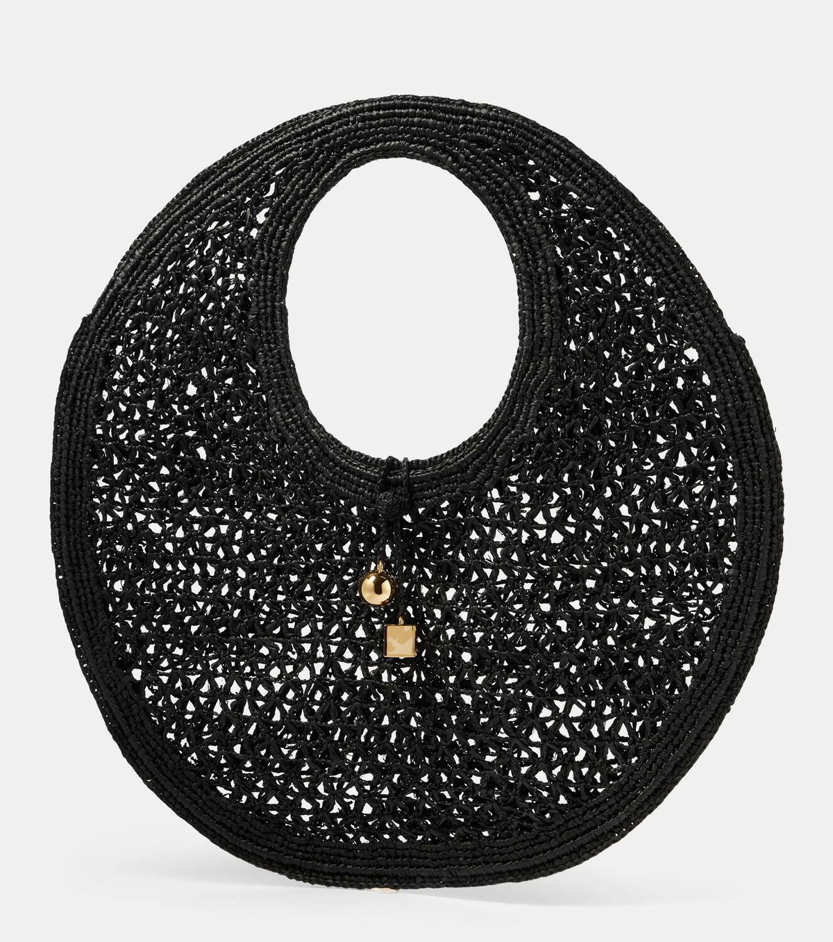 Jacquemus Le Rond Spiaggia raffia tote bag Jacquemus