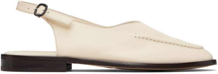 Photo: HEREU Off-White Juliol Slingback Flats