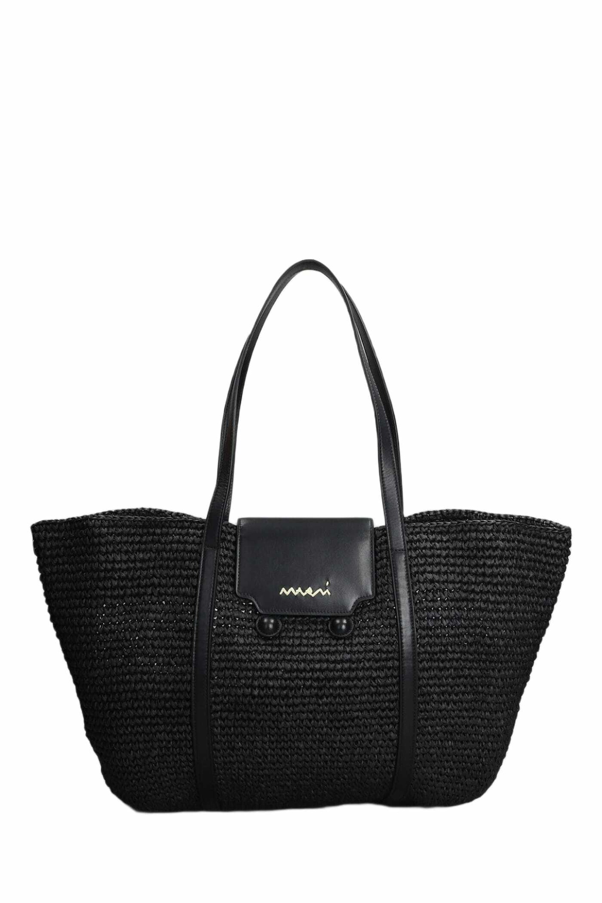 直営店☆MARNI☆SALE! PRISMA トライアングル バッグ/ BLACK Marni Prisma Leather Shoulder Bag | Black | FARFETCH