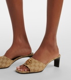 Gucci Marmont Double G GG canvas mules