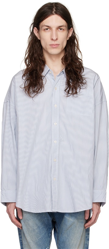Photo: R13 Blue & White Pinstripe Shirt