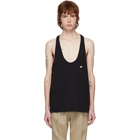 Davi Paris Black Logo Patch Tank Top