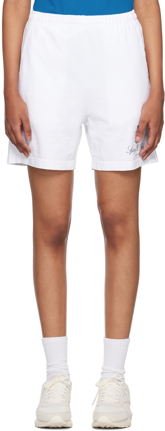 Vendome Gym Short - White/Navy