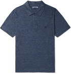 Vilebrequin - Pyramid Slub Linen-Jersey Polo Shirt - Blue