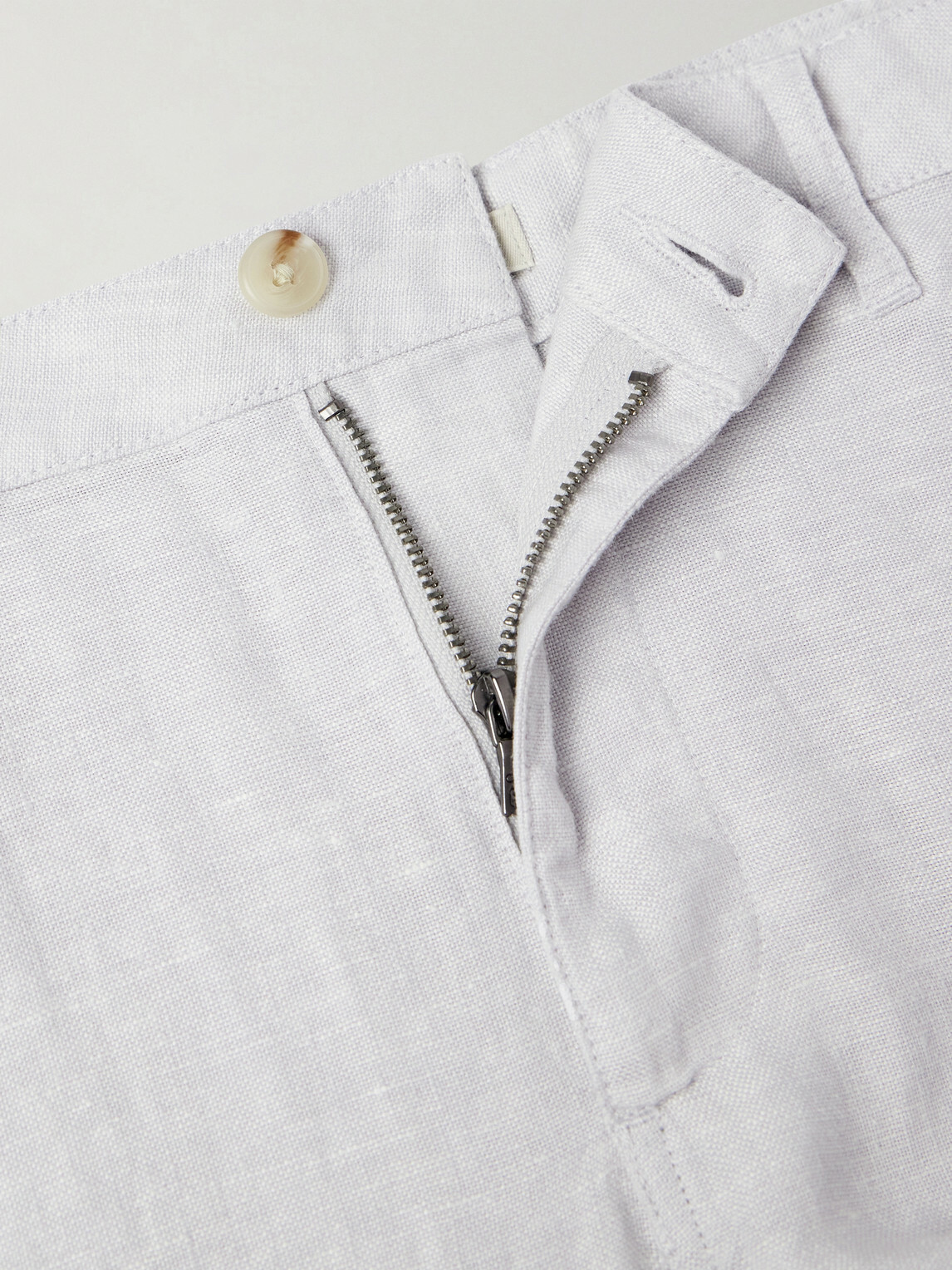 Onia - Straight-Leg Linen Trousers - Blue