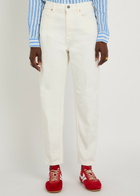 Polo Ralph Lauren Curved Tapered-leg Jeans White
