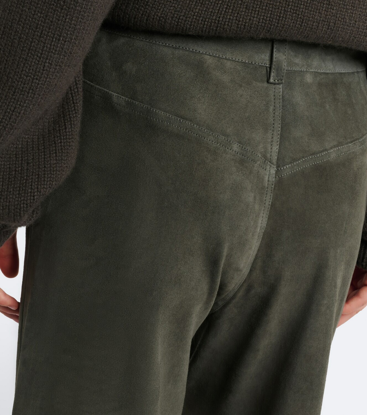 Stouls Mytheo suede wide-leg pants