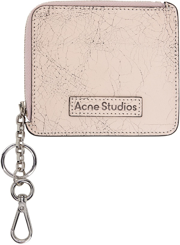 Photo: Acne Studios Pink Zip Leather Wallet