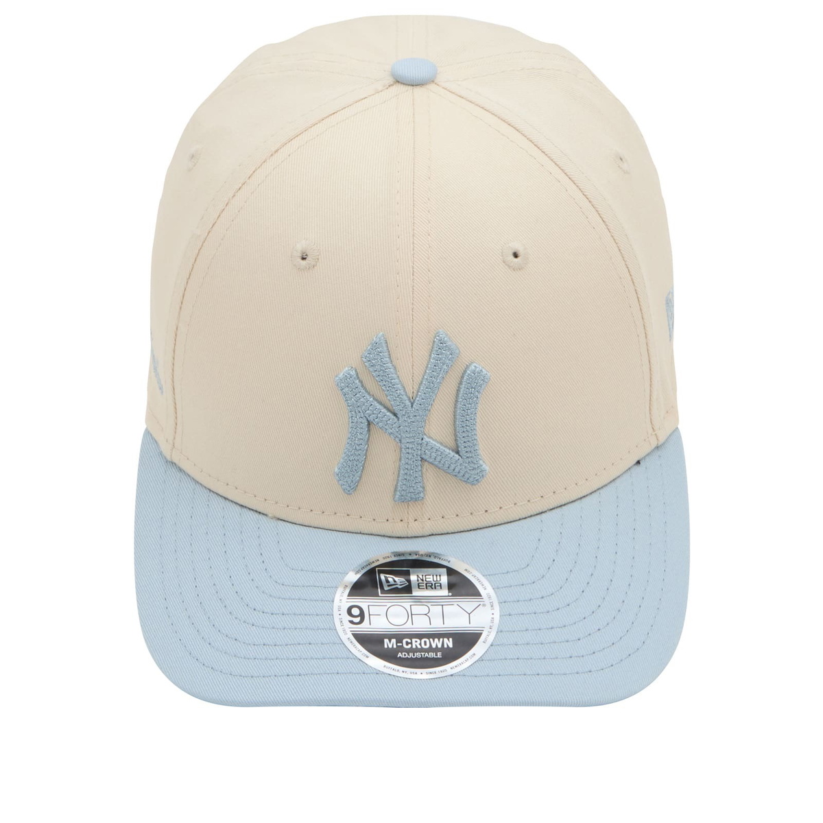 New Era New York Yankees Side Script 9Forty Adjustable Cap in Blue 