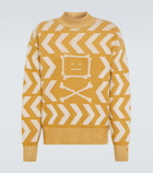 Acne Studios - Face wool and cotton sweater