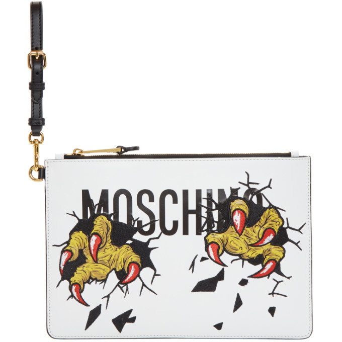 Photo: Moschino White Claws Pouch