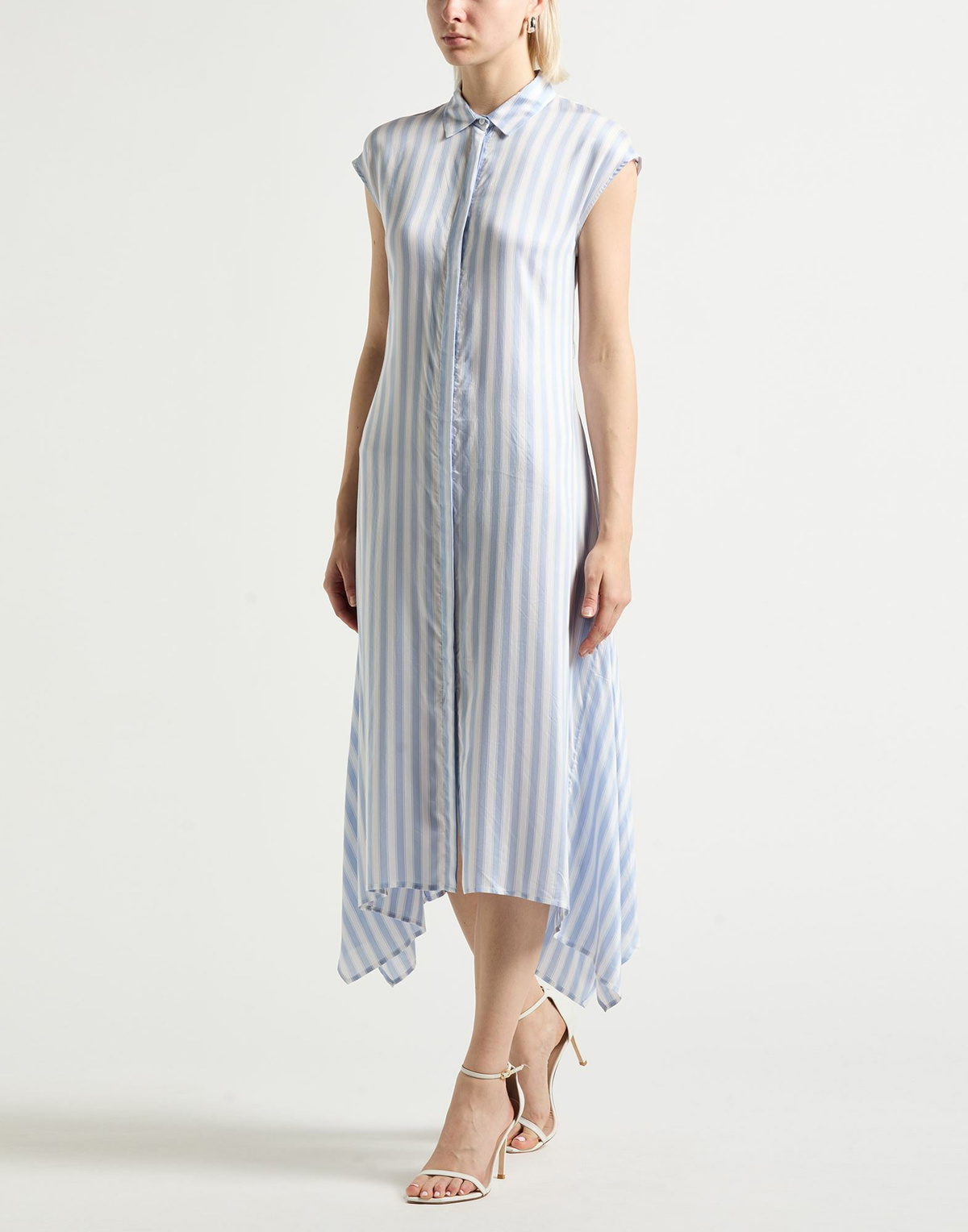 Peserico Womens Midi dress Sky in Blue
