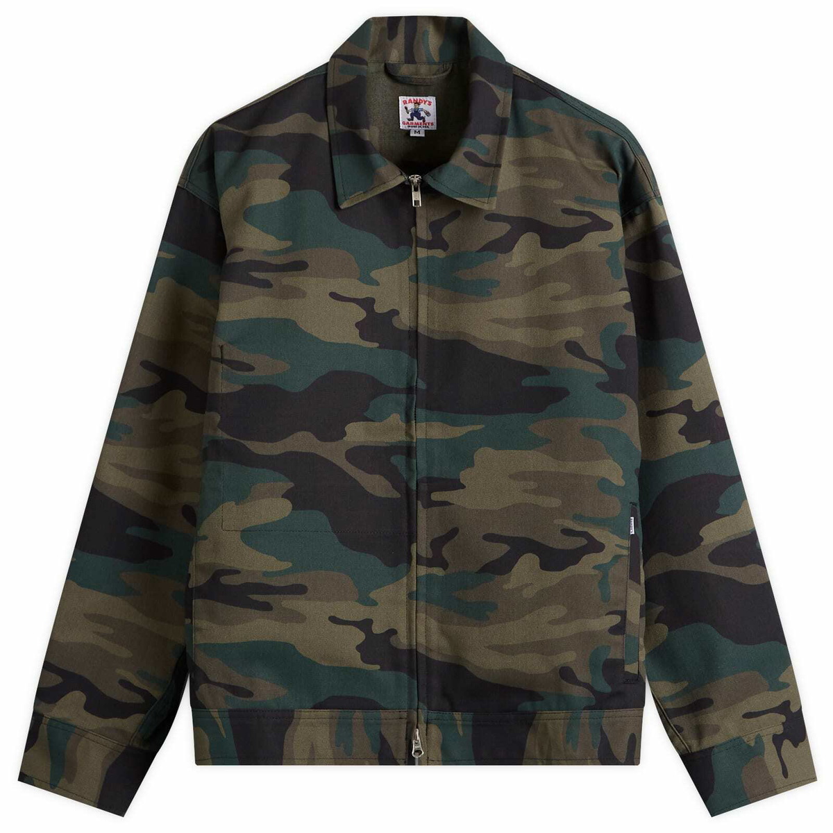 Randy's Garments Men's Randy’s Garments  Station Jacket in Woodland Camo Twill
