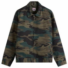 Randy's Garments Men's Randy’s Garments  Station Jacket in Woodland Camo Twill