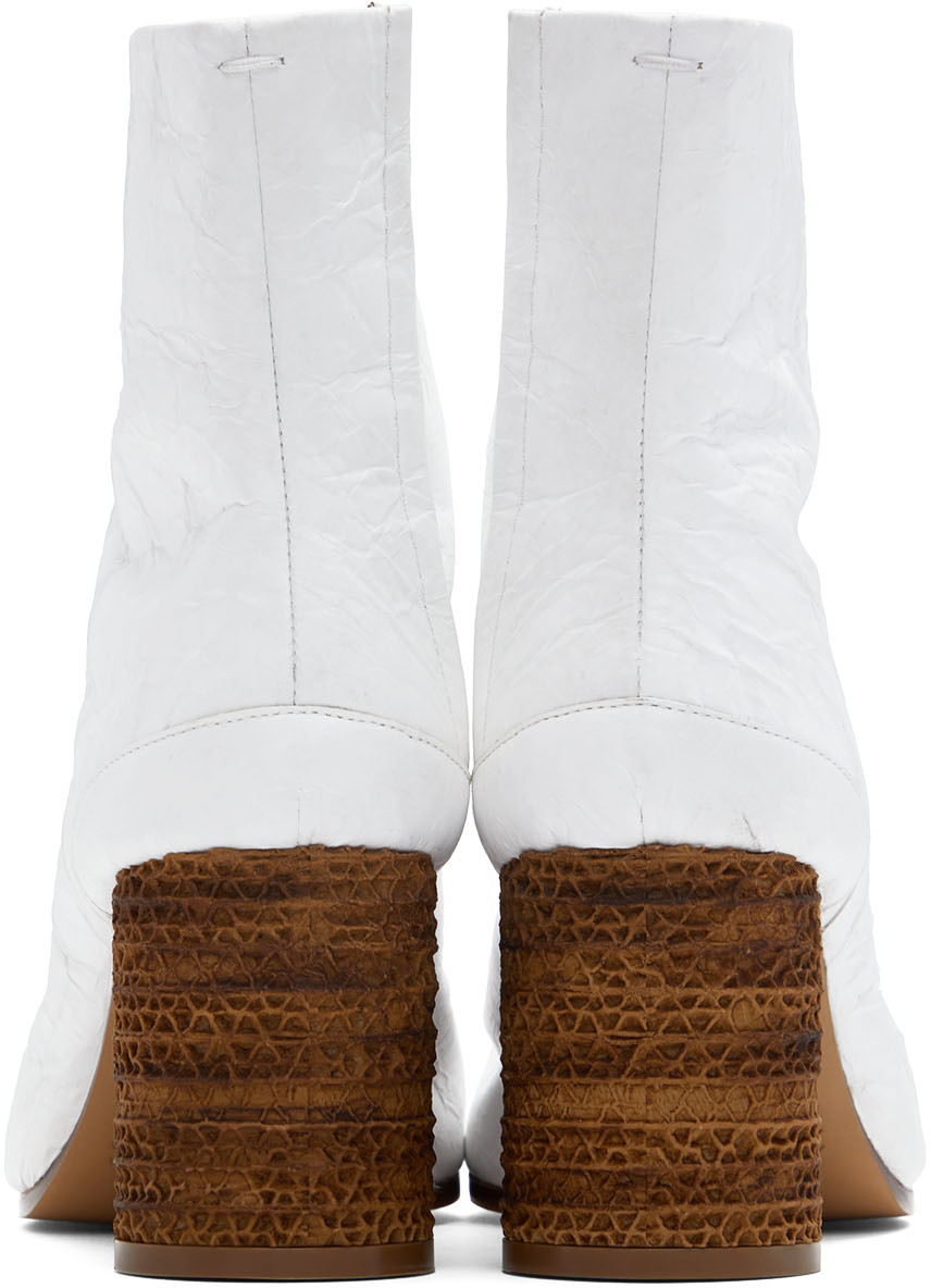 Maison Margiela White Tabi Boots Maison Margiela