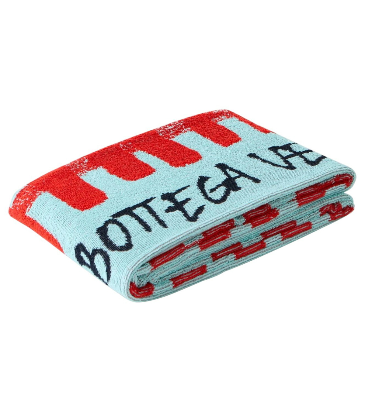 Bottega Veneta - Printed cotton beach towel Bottega Veneta