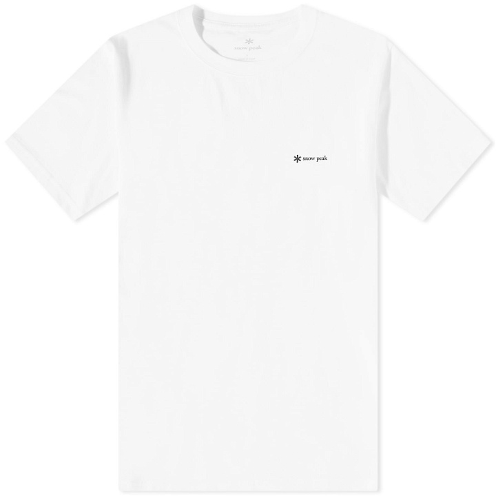 Photo: Snow Peak Men's Logo T-Shirt in White