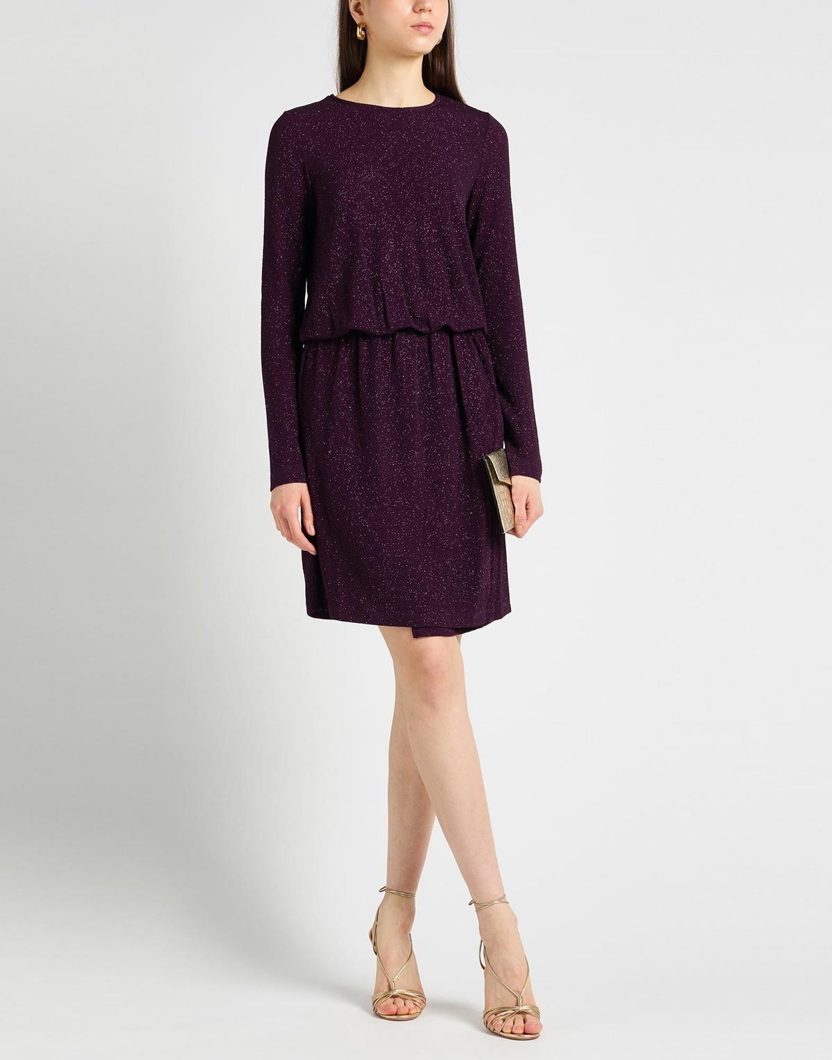 Alessia Santi Womens Midi dress Plum