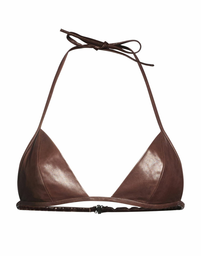 Photo: Rick Owens Womens Top Chocolate in Brown