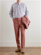 Richard James - Straight-Leg Linen Suit Trousers - Orange