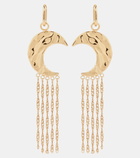 Rabanne Moon embellished earrings