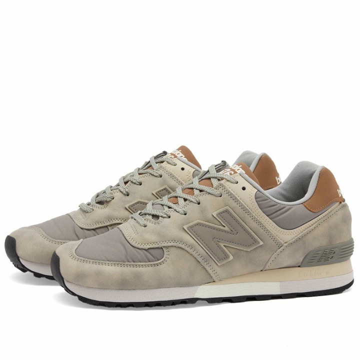 Photo: New Balance Men's OU576GT - Made in UK Sneakers in Grey