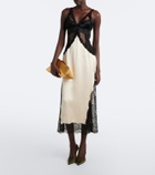 The Attico 8:30PM Small croc-effect leather clutch