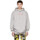 Filling Pieces Grey Logo Patch Hoodie