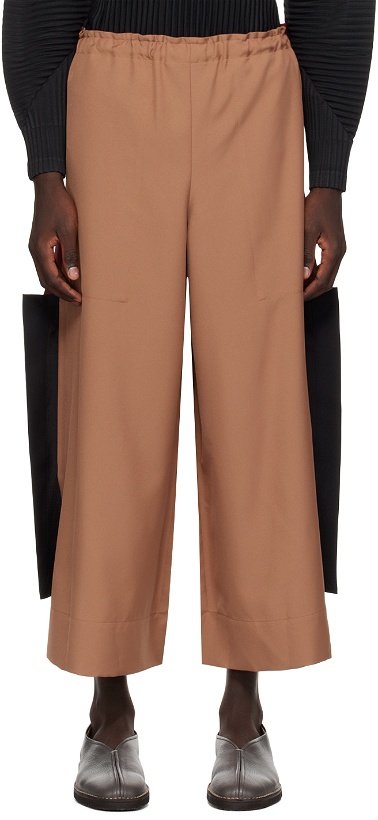 Photo: 132 5. ISSEY MIYAKE Multicolor Overlay Colors Trousers