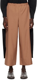 132 5. ISSEY MIYAKE Multicolor Overlay Colors Trousers