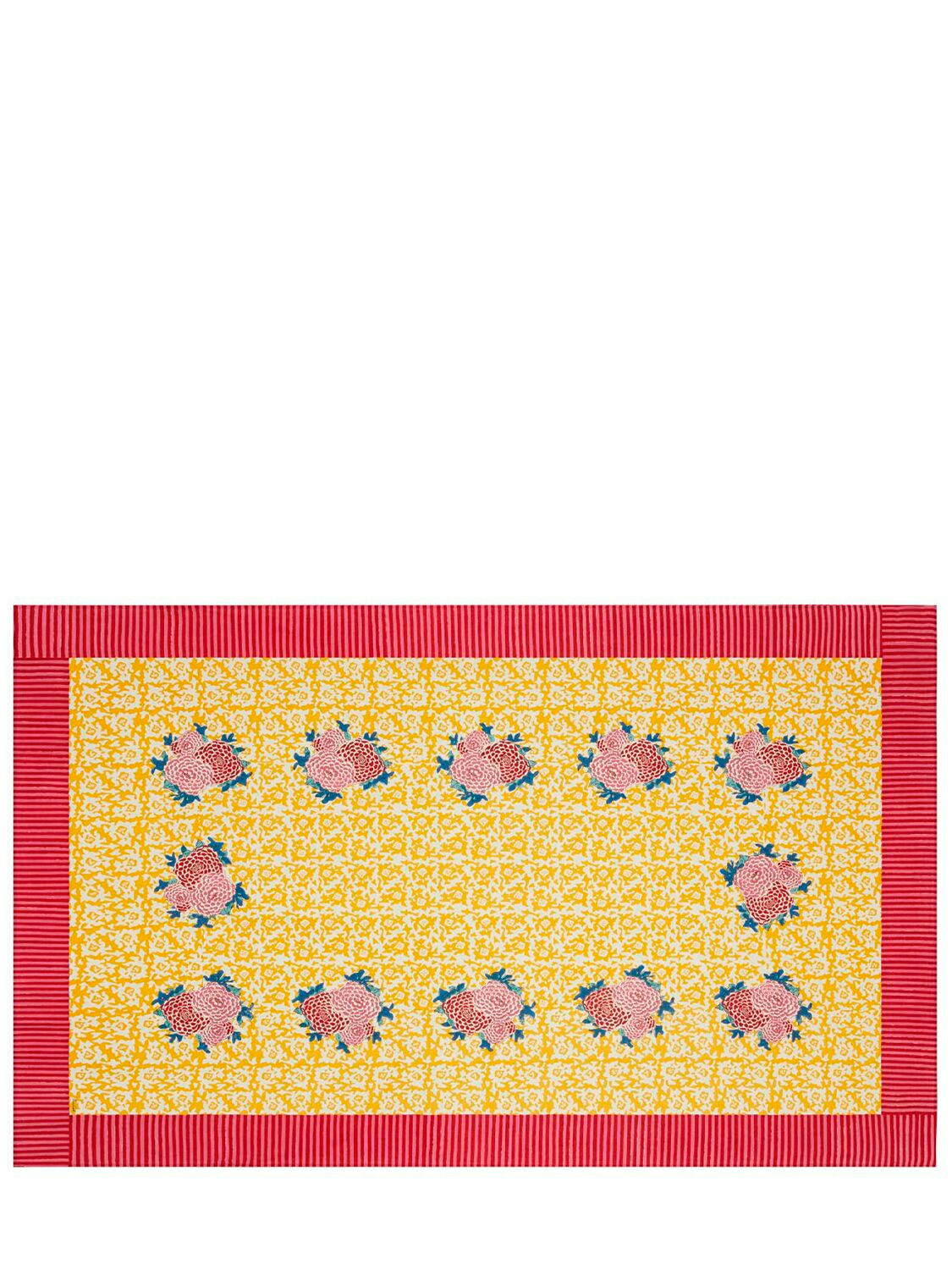 LISA CORTI Arabesque Corolla Rectangular Tablecloth
