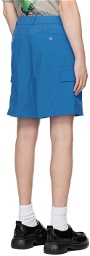 Wooyoungmi Blue Hardware Shorts