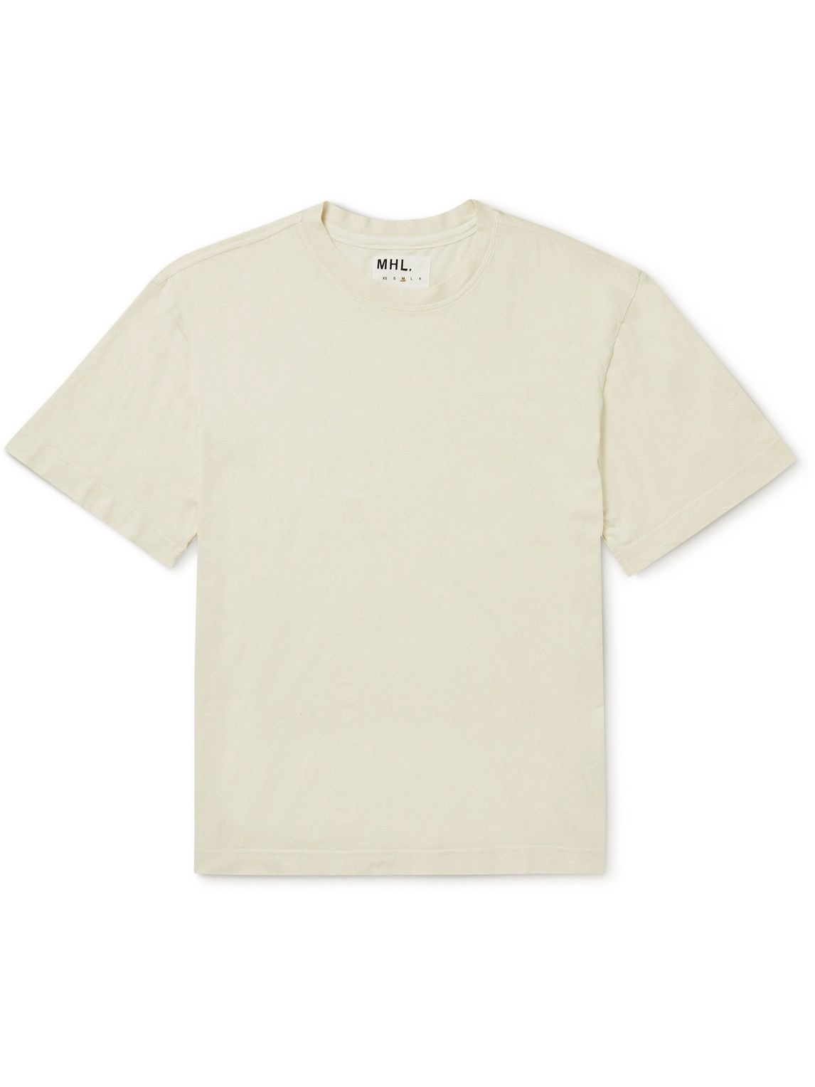 Photo: Margaret Howell - MHL Organic Cotton and Linen-Blend Jersey T-Shirt - Neutrals
