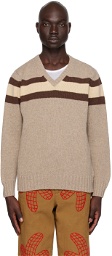 Bode Beige Brewster Sweater
