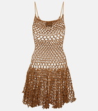 Loewe Paula's Ibiza crochet cotton minidress