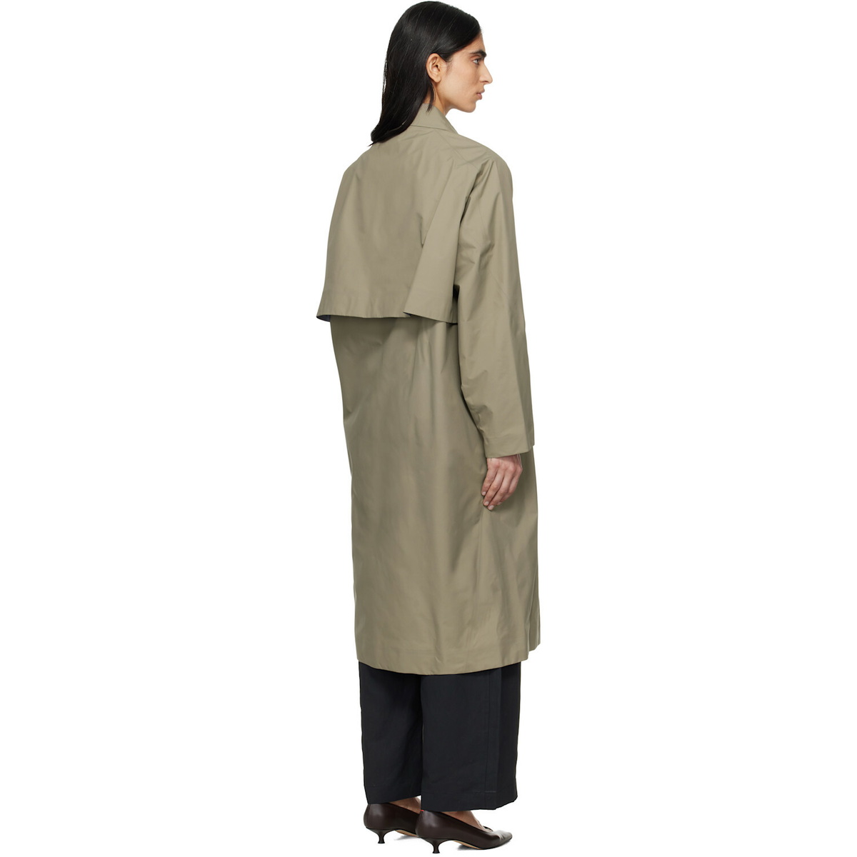 Veilance Beige Nitra Trench Coat