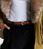 Déhanche Priscilla braided leather belt