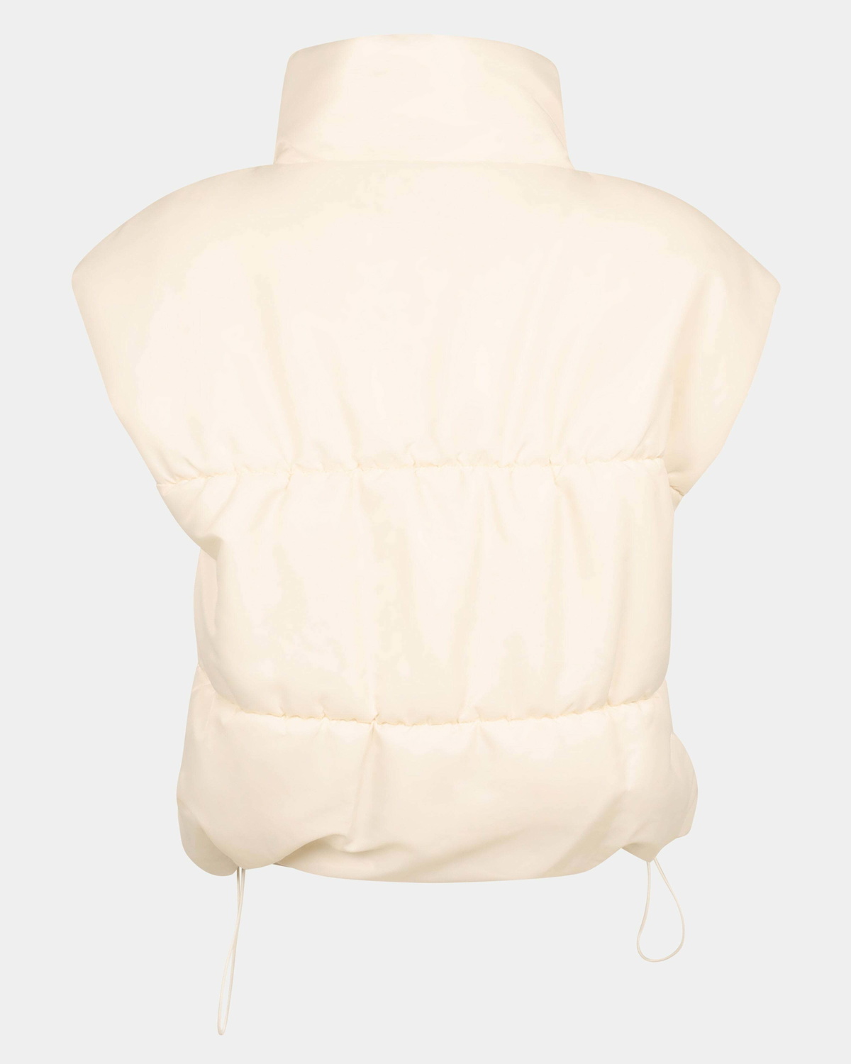 Steve Madden Adrianna Puffer Vest in White