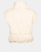 Steve Madden Adrianna Puffer Vest in White