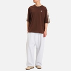 Adidas Men's Oversize T-Shirt in Auburn/Off White