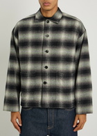Ymc PJ Checked Cotton Shirt Black