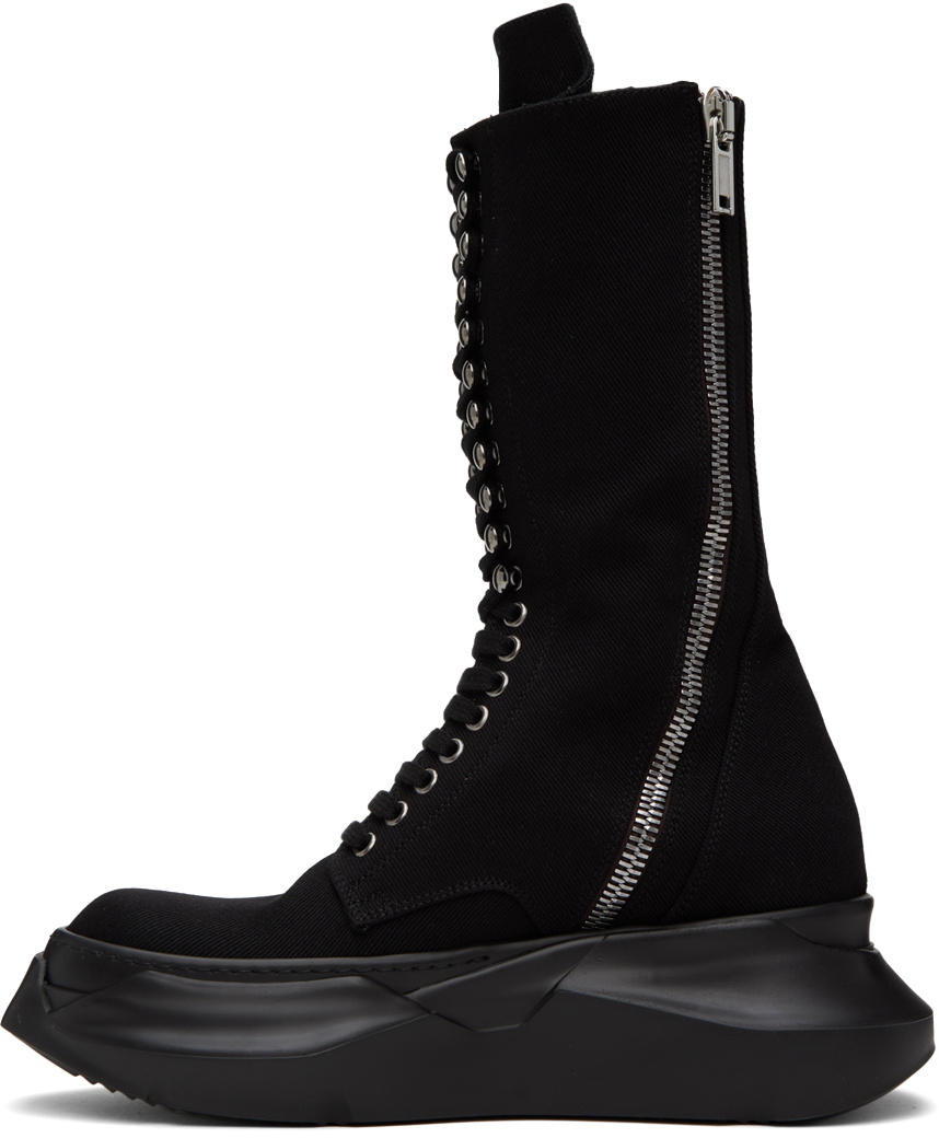 Rick Owens DRKSHDW Black Army Abstract Boots Rick Owens Drkshdw