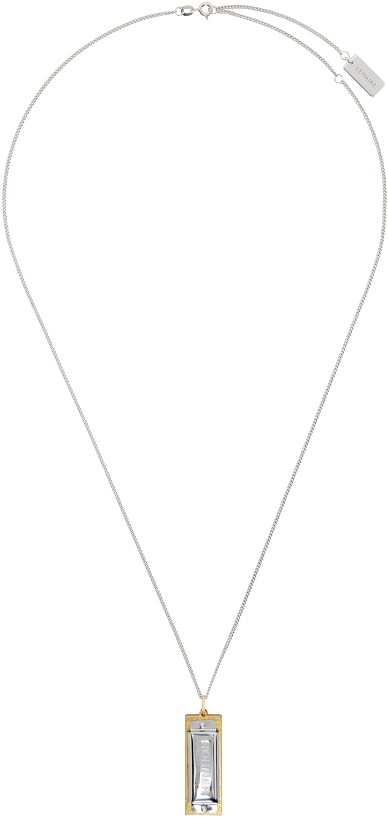 Photo: LEMAIRE Silver & Gold Harmonica Necklace