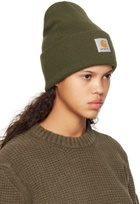 Carhartt Work In Progress Green Watch Beanie